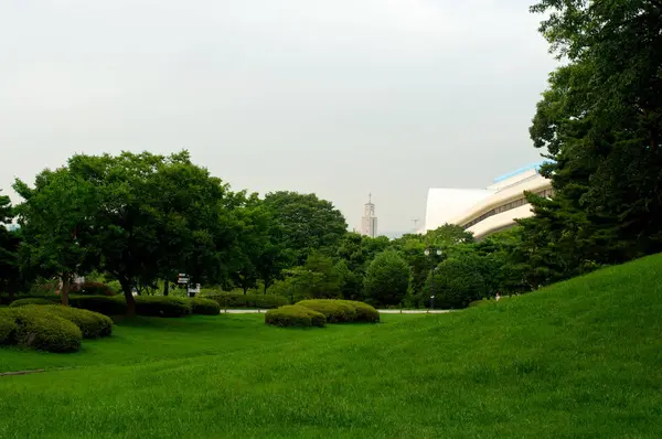 여름, 한국에에서 서울에서 올림픽 공원 — 스톡 사진