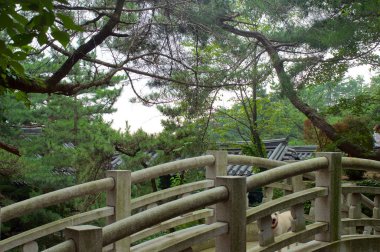 Seul'de dağdaki Budist tapınağı