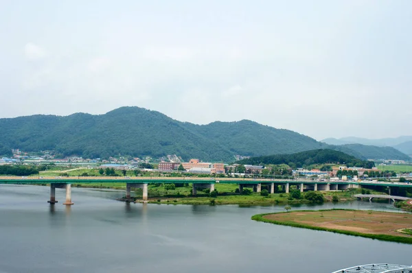 Twierdza Gongju Gongsanseong w Korei Południowej — Zdjęcie stockowe