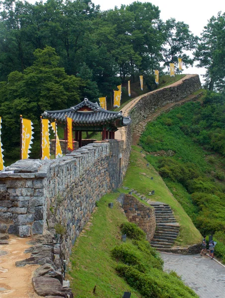 Güney Kore 'deki Gongsanseong Kalesi — Stok fotoğraf