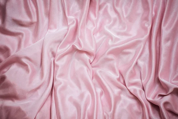 Background Pink Satin Fabric — Stock Photo, Image