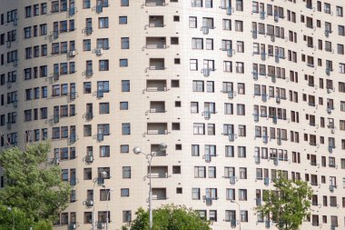 Modern mimari bina - çok katlı konut binası