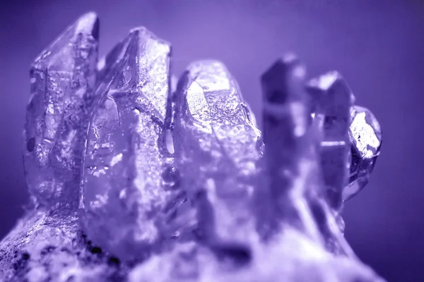 Cuarzo Duro Agudo Cristal Piedra — Foto de Stock