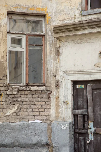 Dinding Dan Reruntuhan Rumah Tua — Stok Foto