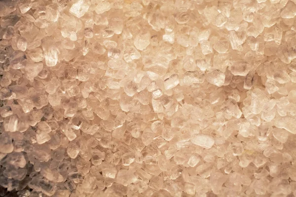 Krystaly Mořské Soli Průsvitná Koupel Mořské Soli — Stock fotografie