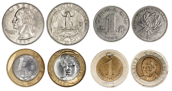 Dinero Monedas Cerca —  Fotos de Stock