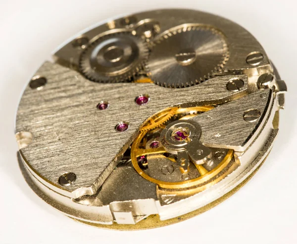 Mix Van Oude Clockwork Mechanische Horloges Hoge Resolutie Detail — Stockfoto