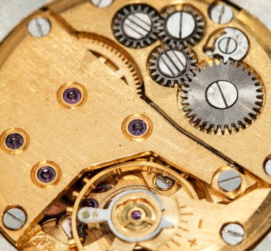 eski saat mekanik saatler, yüksek çözünürlük ve detay karışımı