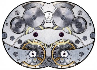 eski saat mekanik saatler, yüksek çözünürlük ve detay karışımı