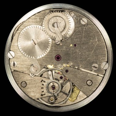 eski saat mekanik saatler, yüksek çözünürlük ve detay karışımı