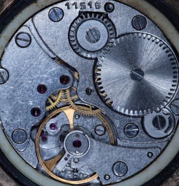 eski saat mekanik saatler, yüksek çözünürlük ve detay karışımı