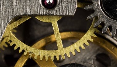 eski saat mekanik saatler, yüksek çözünürlük ve detay karışımı