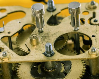 eski saat mekanik saatler, yüksek çözünürlük ve detay karışımı