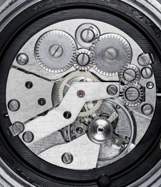 eski saat mekanik saatler, yüksek çözünürlük ve detay karışımı