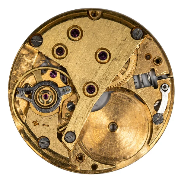 Mix Van Oude Clockwork Mechanische Horloges Hoge Resolutie Detail — Stockfoto