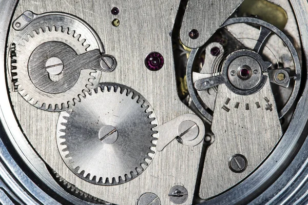 Mix Van Oude Clockwork Mechanische Horloges Hoge Resolutie Detail — Stockfoto