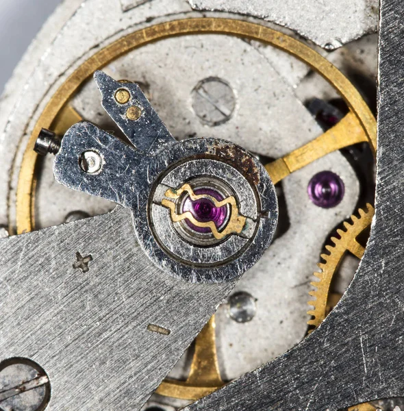 Mix Van Oude Clockwork Mechanische Horloges Hoge Resolutie Detail — Stockfoto