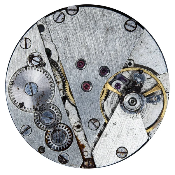 Mix Van Oude Clockwork Mechanische Horloges Hoge Resolutie Detail — Stockfoto