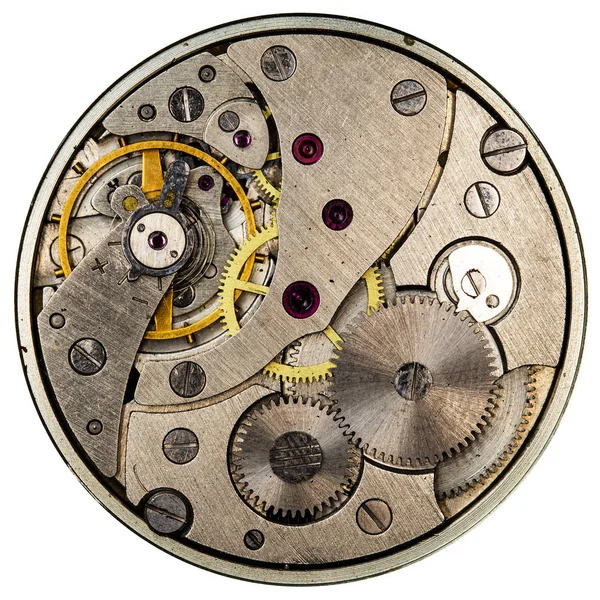 Mix Van Oude Clockwork Mechanische Horloges Hoge Resolutie Detail — Stockfoto