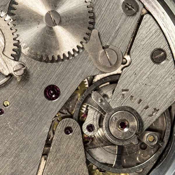 Mix Van Oude Clockwork Mechanische Horloges Hoge Resolutie Detail — Stockfoto