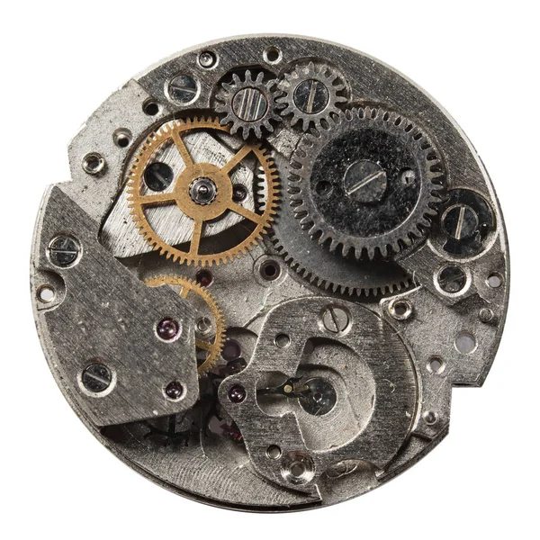 Mix Van Oude Clockwork Mechanische Horloges Hoge Resolutie Detail — Stockfoto