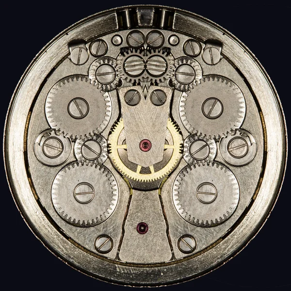 Mischung Aus Alten Mechanischen Uhren Mit Hoher Auflösung Und Detailtreue — Stockfoto