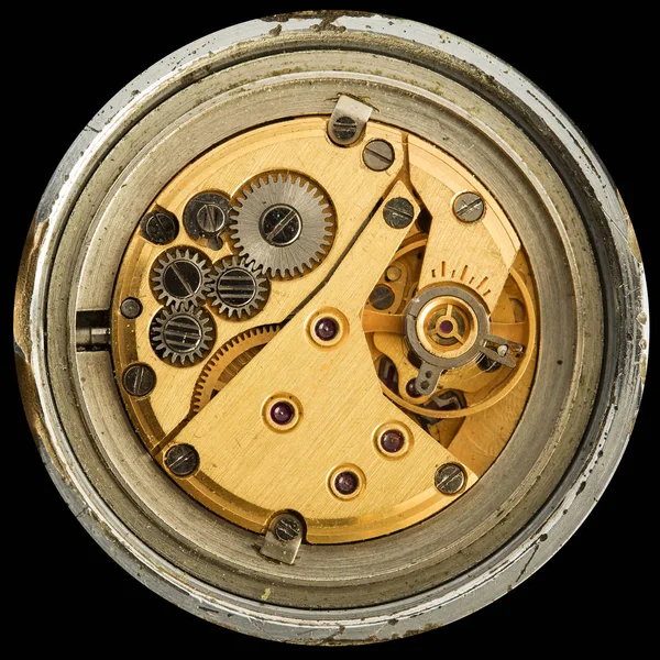 Mélange Vieilles Montres Mécaniques Horlogères Haute Résolution Détails — Photo