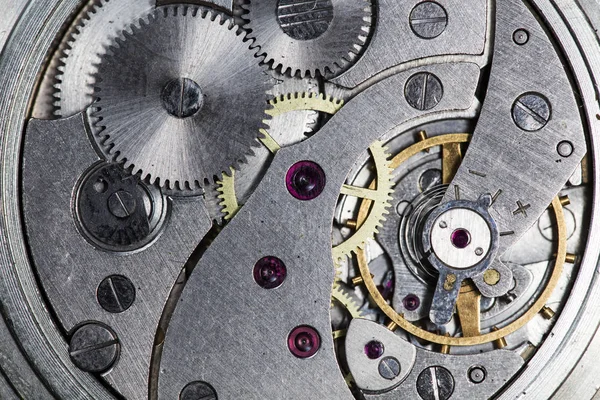 Mischung Aus Alten Mechanischen Uhren Mit Hoher Auflösung Und Detailtreue Stockbild