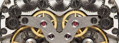 eski saat mekanik saatler, yüksek çözünürlük ve detay karışımı