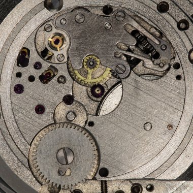 eski saat mekanik saatler, yüksek çözünürlük ve detay karışımı