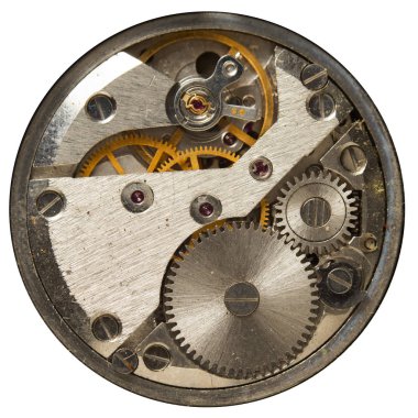 eski saat mekanik saatler, yüksek çözünürlük ve detay karışımı