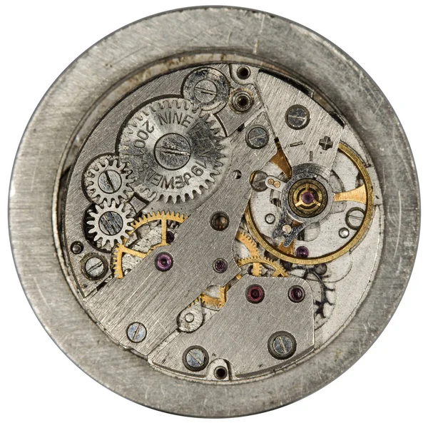 Mix Van Oude Clockwork Mechanische Horloges Hoge Resolutie Detail — Stockfoto