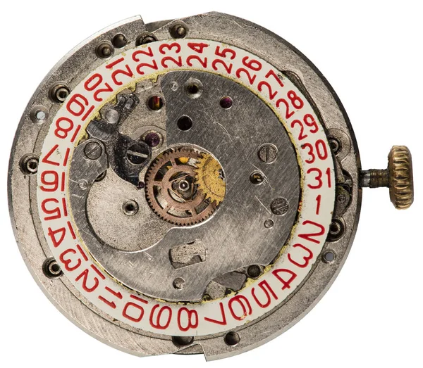 Mezcla Relojes Mecánicos Antiguos Alta Resolución Detalle —  Fotos de Stock