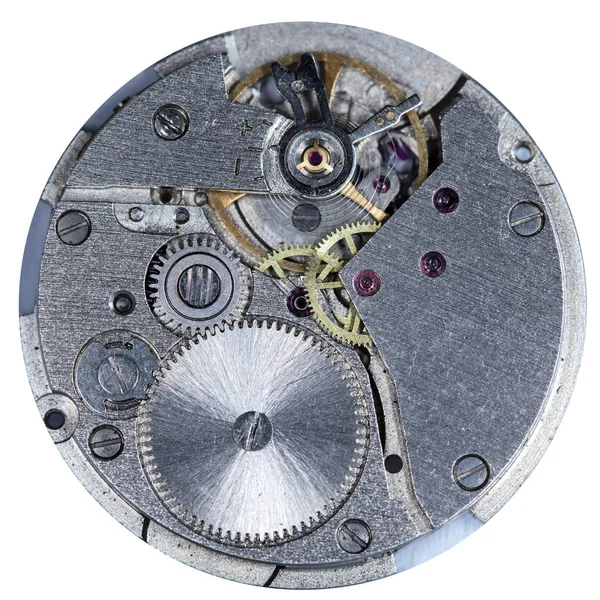 Mix Van Oude Clockwork Mechanische Horloges Hoge Resolutie Detail — Stockfoto