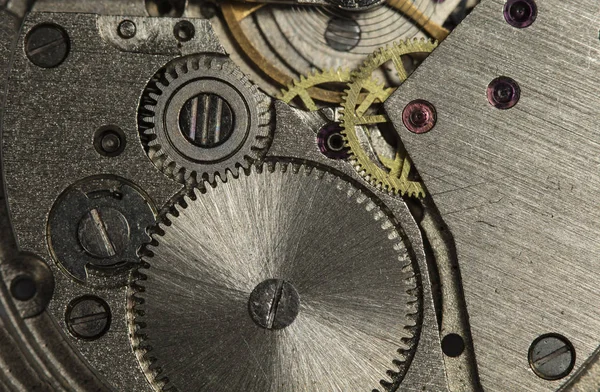 Mix Van Oude Clockwork Mechanische Horloges Hoge Resolutie Detail — Stockfoto