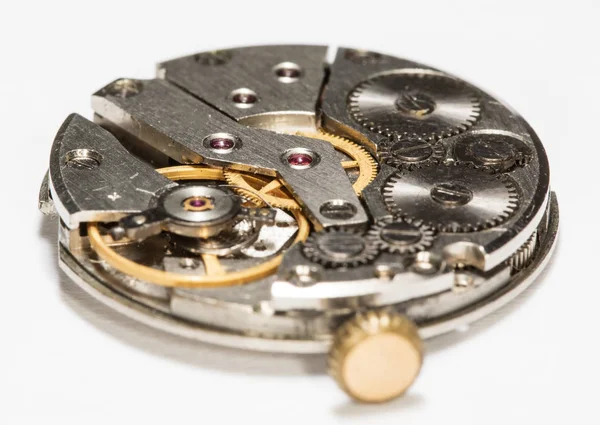 Mix Van Oude Clockwork Mechanische Horloges Hoge Resolutie Detail — Stockfoto