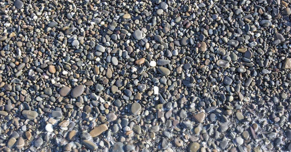 Road Small Gravel Seamless Texture Tile Horizontal Vertical — Stock Photo, Image