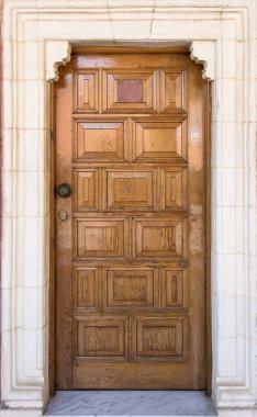 eski metal depo kapısı, hangar, yüksek çözünürlüklü fotoğraf