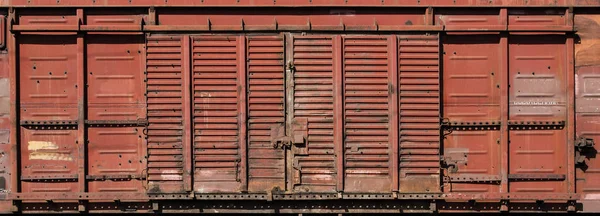 Старая Металлическая Дверь Склада Ангар Фото Высокого Разрешения — стоковое фото