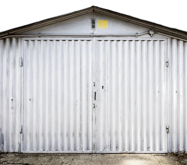 古い金属倉庫のドア 格納庫 高解像度の写真 — ストック写真