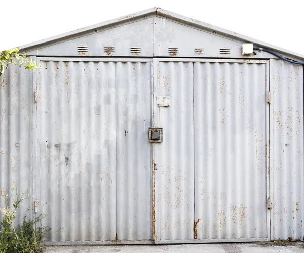 eski metal depo kapısı, hangar, yüksek çözünürlüklü fotoğraf