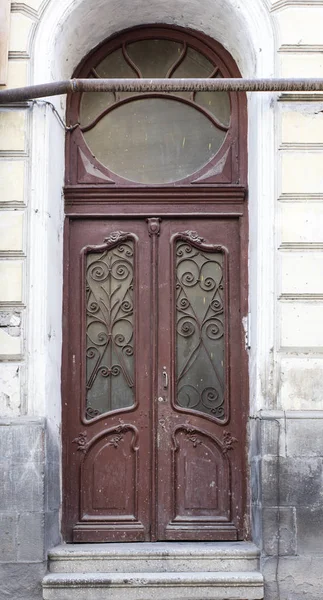 Vecchio Magazzino Metallico Porta Hangar Foto Alta Risoluzione — Foto Stock