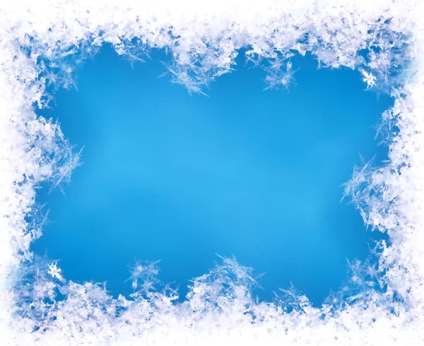 Snöflingor Snö Bilden Gjord Vid Temperatur Royaltyfria Stockfoton