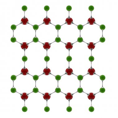 molekül, 3d illüstrasyon, 3d render