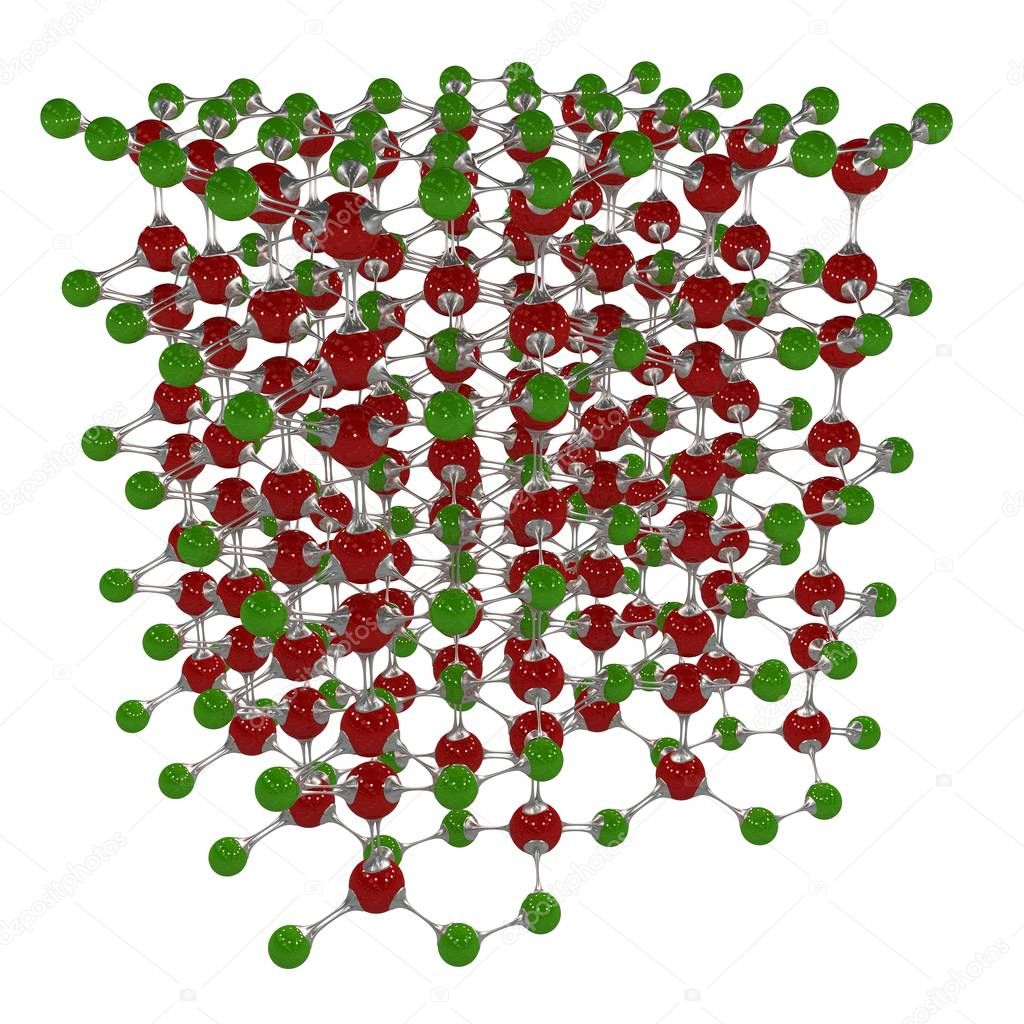 molecule, 3D illustration, 3D rendering
