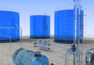 bir kır evinin dış, yazlık, görselleştirme, 3d illüstrasyon