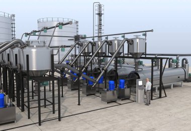 evin dış, görselleştirme, 3d illüstrasyon