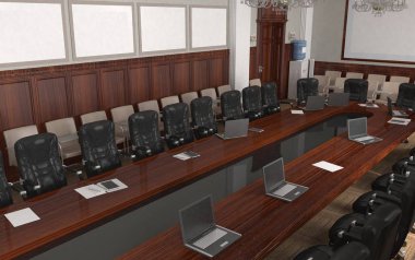 konut iç görselleştirme, 3d illüstrasyon