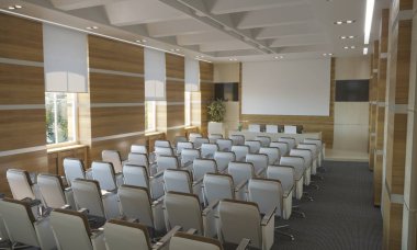 konut iç görselleştirme, 3d illüstrasyon