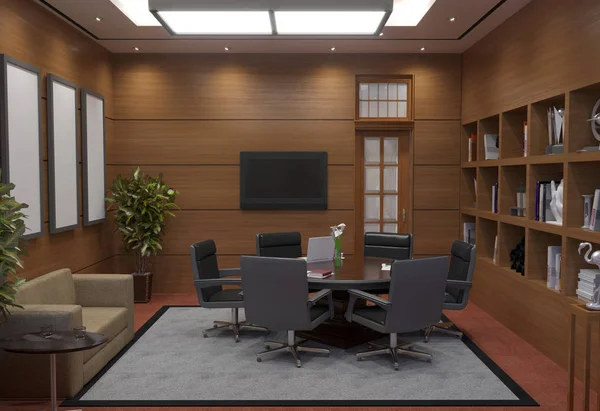 konut iç görselleştirme, 3d illüstrasyon